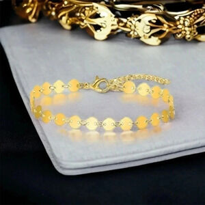 Circles Gold Anklet Bracelet